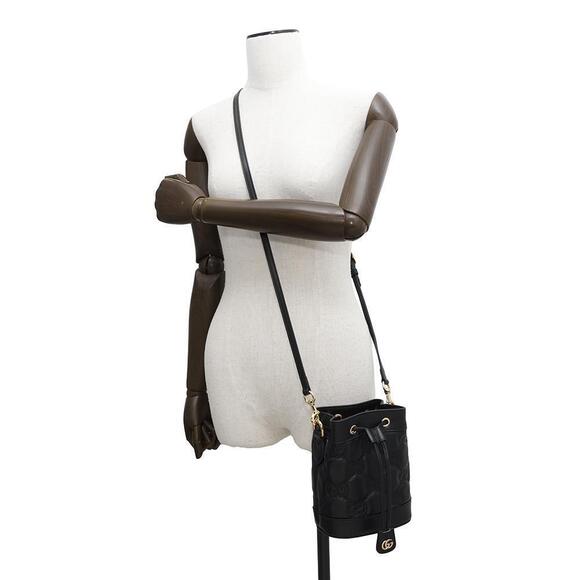 Gucci GG Matelasse Leather Shoulder Bag Black - Picture 4 of 7